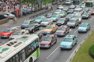 Tägliches Bild: Verkehrschaos in Shanghai